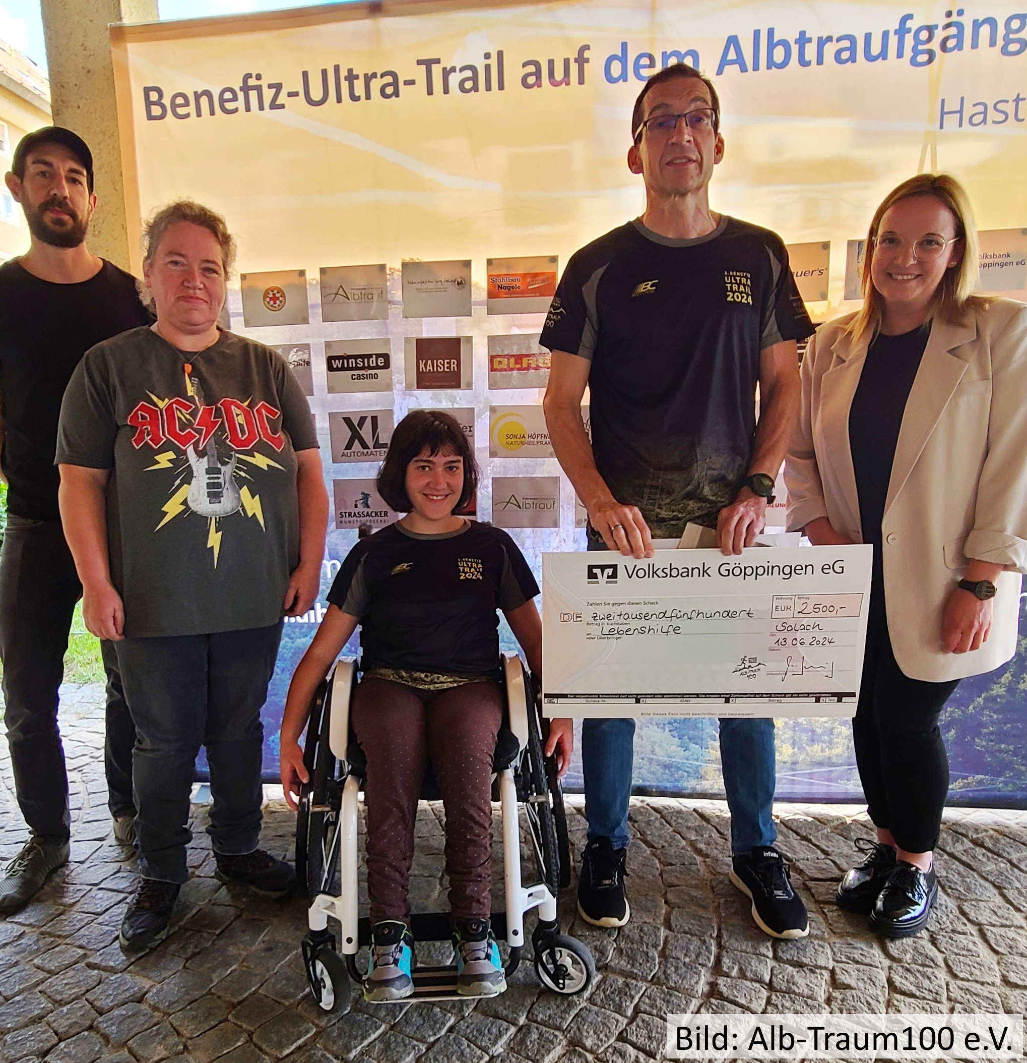 Spendenübergabe Alb-Traum Verein Lebenshilfe Göppingen